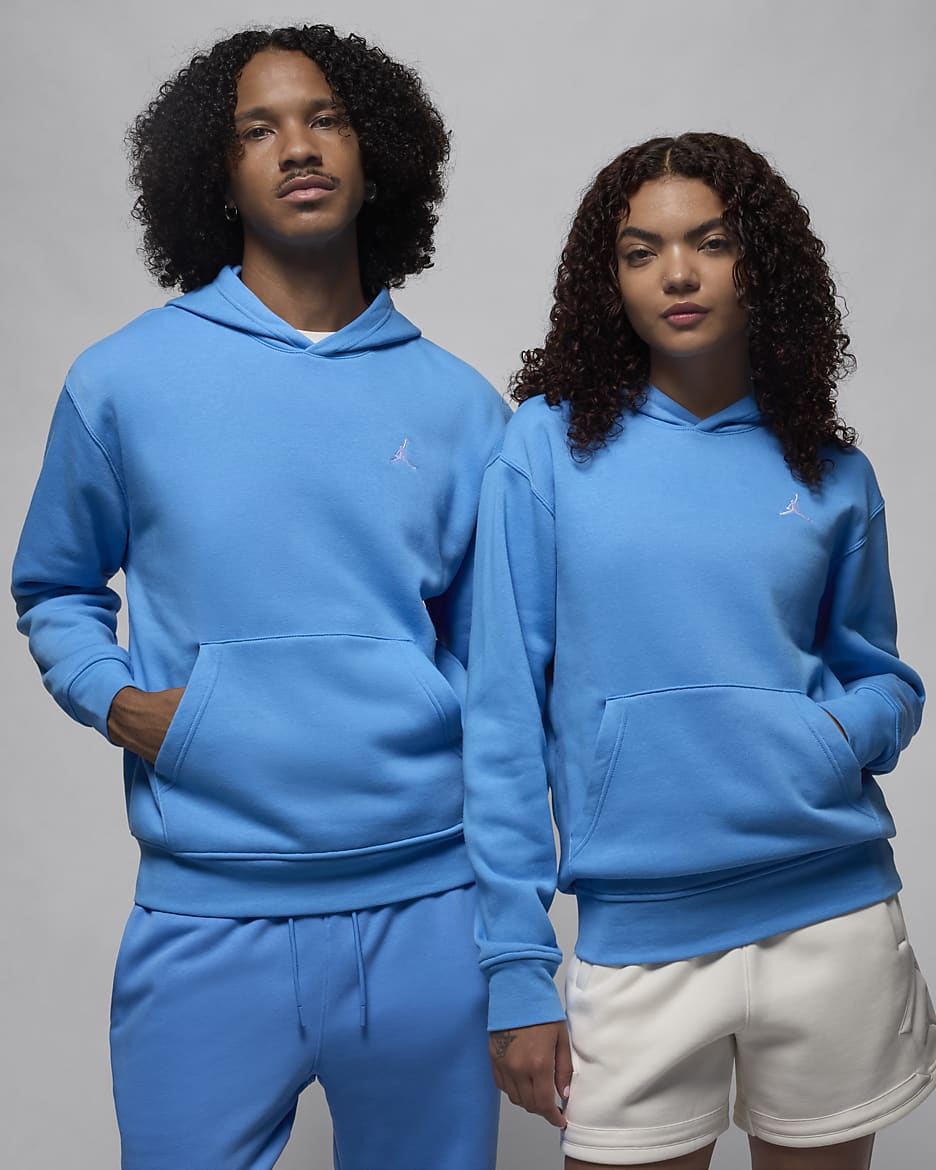 Jordan Brooklyn Fleece Men's Pullover Hoodie - Legend Blue/White