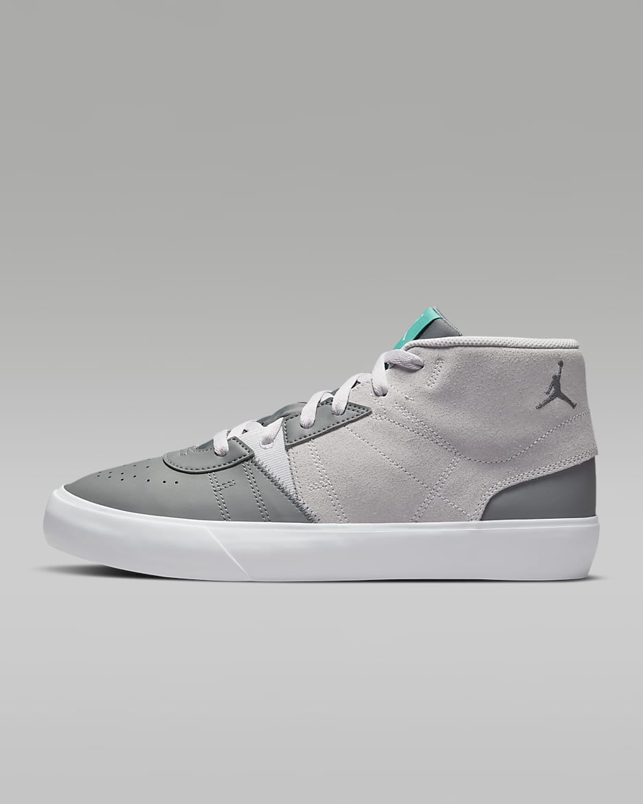 Calzado para hombre Jordan Series Mid - Iris Whisper/Gris humo/Blanco/Azul verdoso lavado