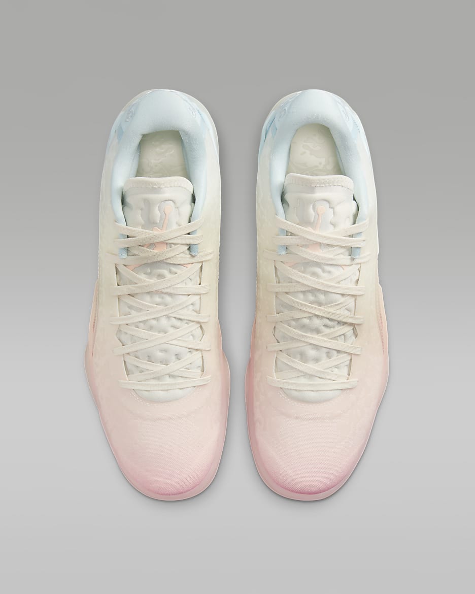 Zion 3 "Rising" Basketball Shoes - Bleached Coral/Pale Ivory/Glacier Blue/Crimson Tint