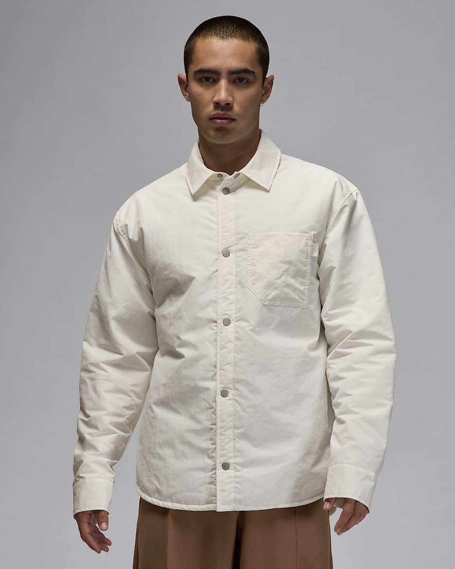 Air Jordan Men's Button-Down Top - Sail