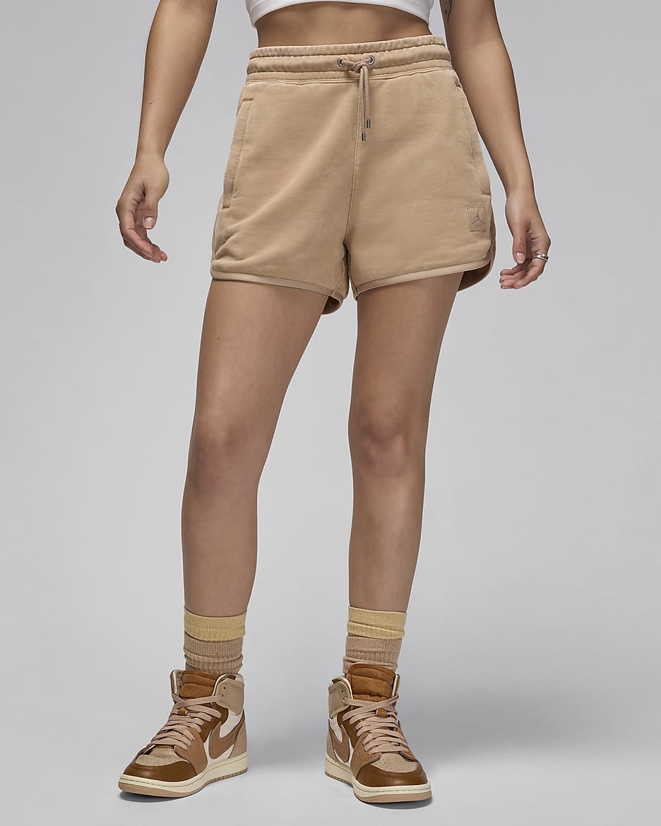 Jordan Flight Fleece Women's Shorts - Legend Medium Brown