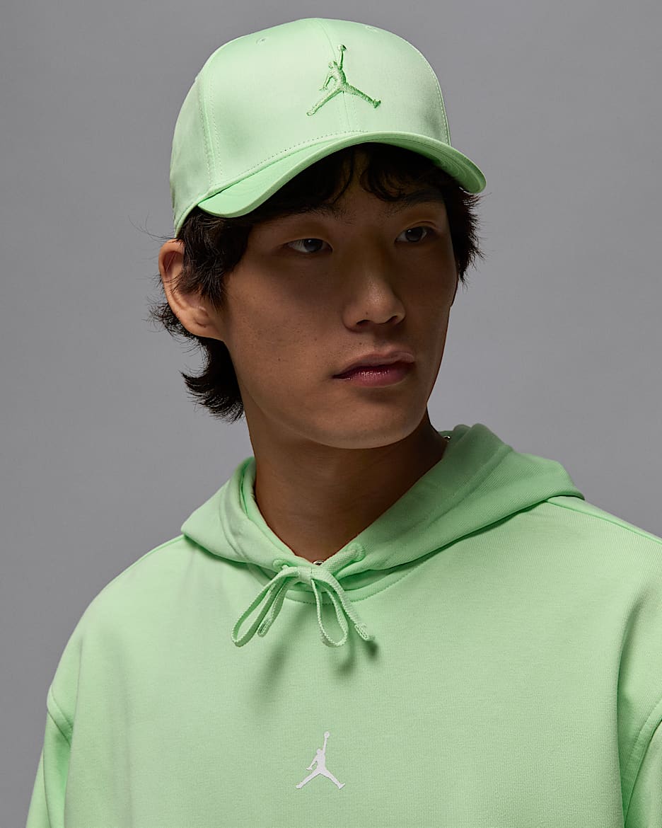 Gorra de visera curva con estructura Jordan Rise - Verde vapor/Verde vapor