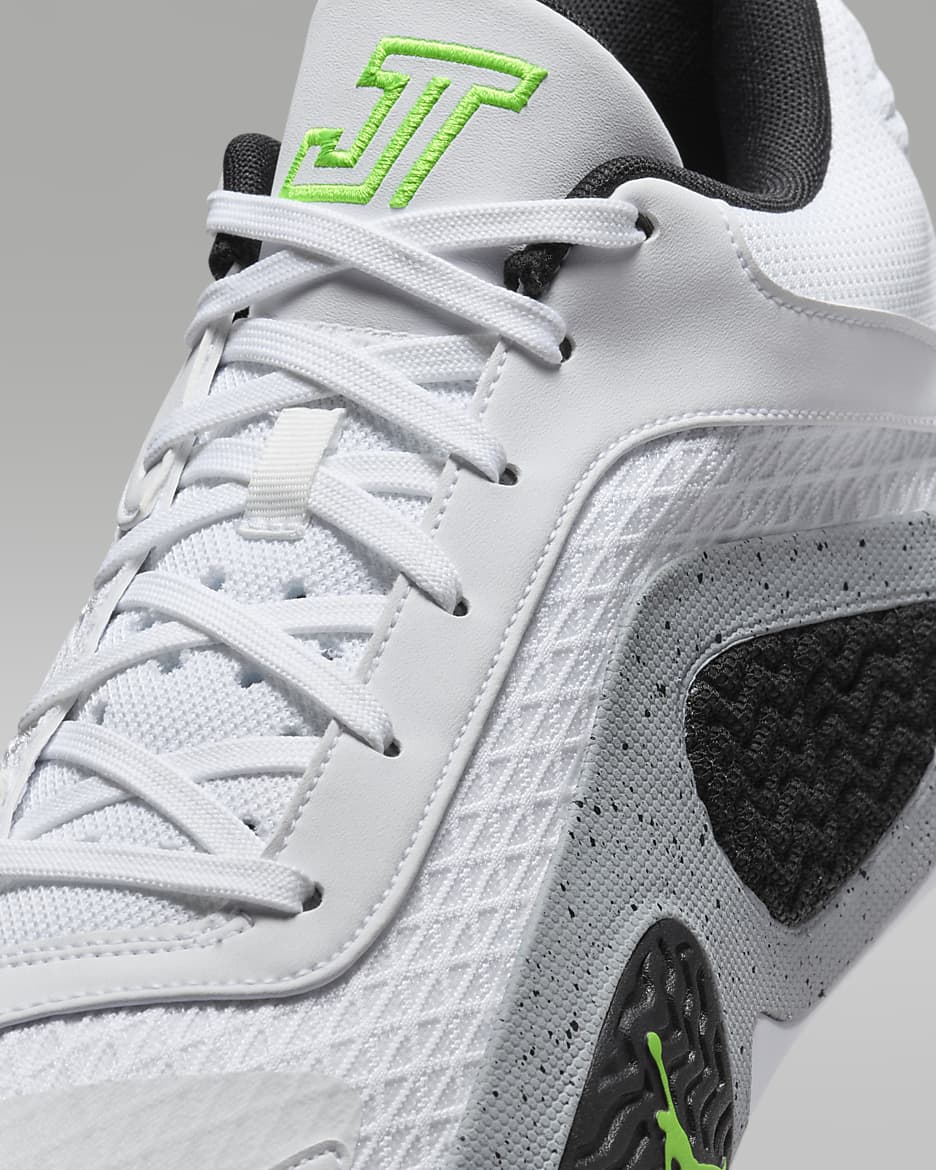 Tatum 2 'Legacy' PF Basketball Shoes - White/Black/Wolf Grey/Electric Green