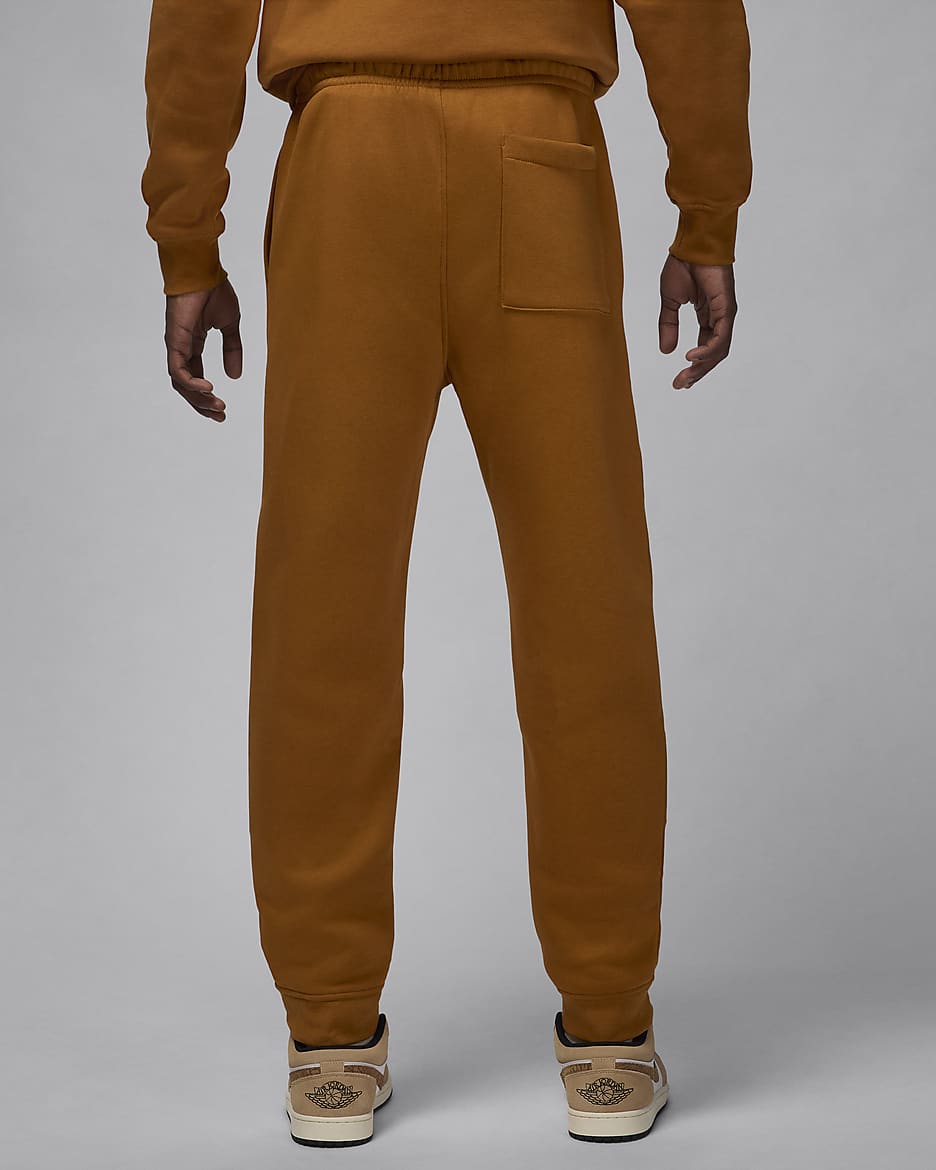 Pantalon en tissu Fleece Jordan Brooklyn pour homme - Desert Bronze/Blanc