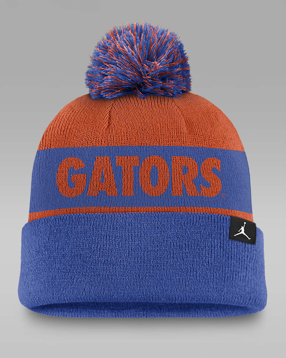 Florida Gators Primetime Peak Men's Nike College Cuffed Pom Beanie - Game Royal