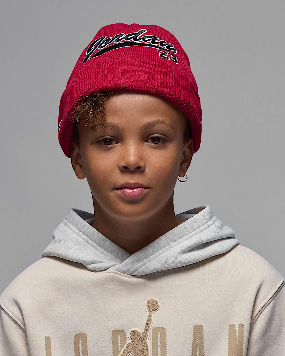 Gorro universitario para niños grandes Jordan - Rojo gimnasio