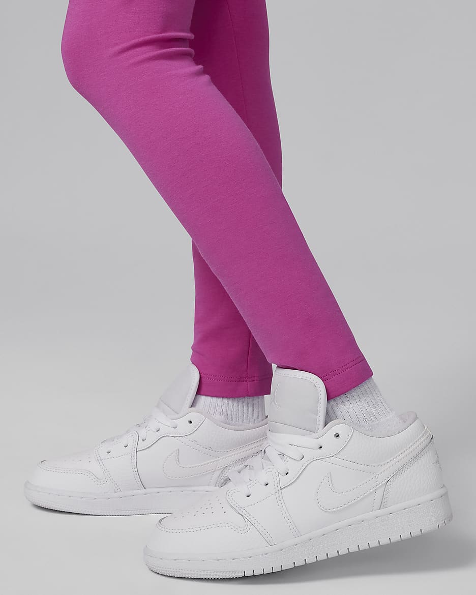 Jordan Dri-FIT Essentials Older Kids' Leggings - Fire Pink