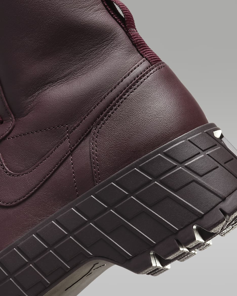 Air Jordan 1 Brooklyn Women's Boot - Burgundy Crush/Burgundy Crush/Brown Basalt