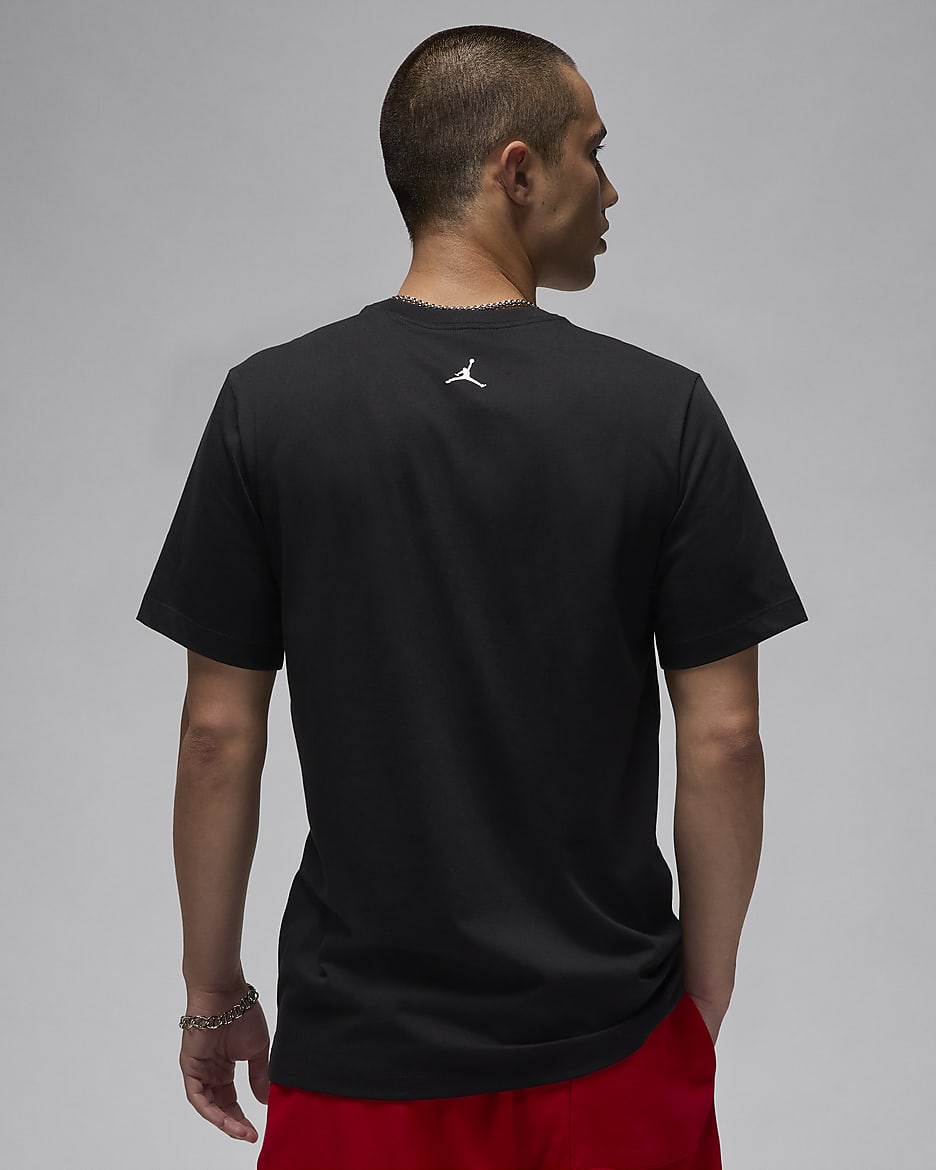 Ανδρικό T-Shirt Jordan Flight Essentials - Μαύρο/Λευκό