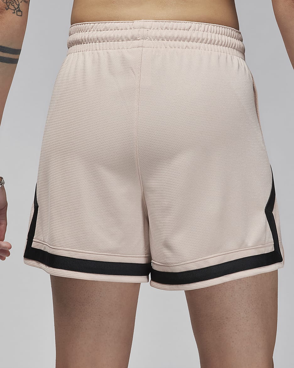 Jordan Sport Women's 10cm (approx.) Diamond Shorts - Particle Beige/Particle Beige/Black/Black