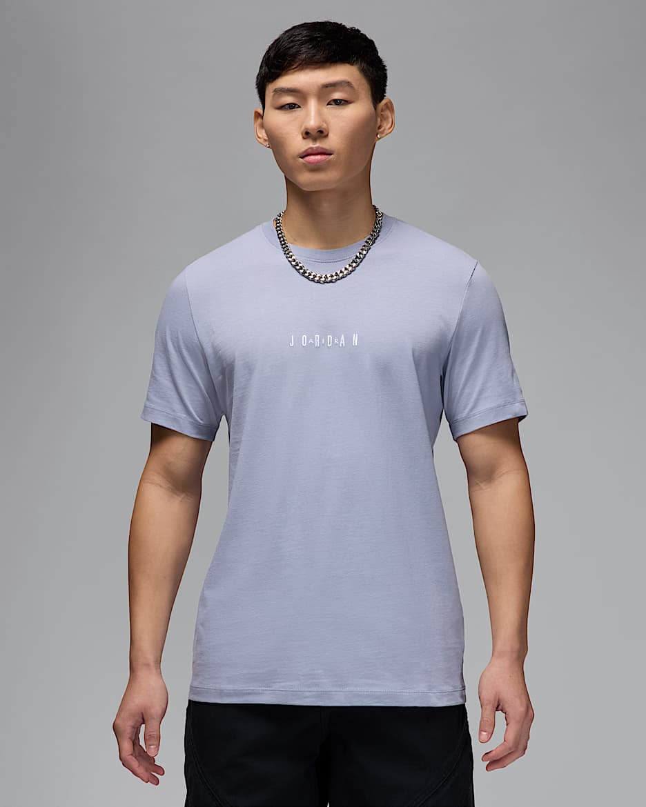 Playera para hombre Jordan Air - Índigo neblina/Blanco/Blanco