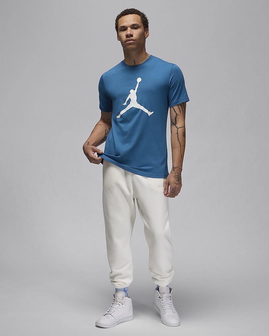 Jordan Jumpman T-skjorte til herre - Industrial Blue/Sail