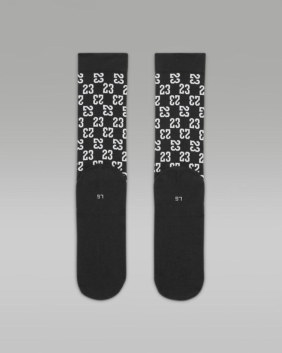 Jordan Everyday Essentials Crew Socks - Black/Photon Dust