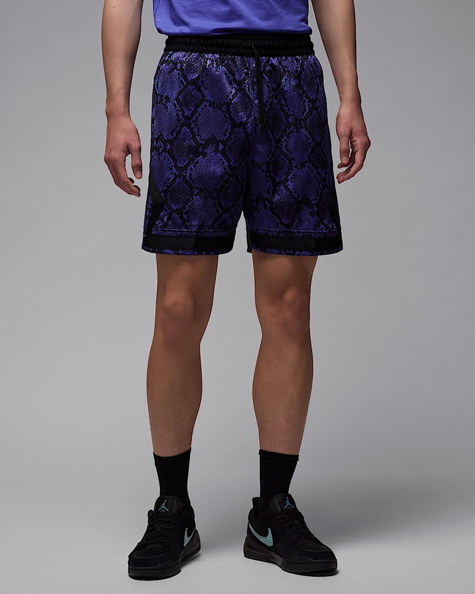 Shorts de malla Diamond Dri-FIT para hombre Jordan Sport - Morado cometa/Negro