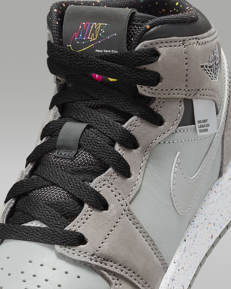 jordan 1 mid gunsmoke volt
