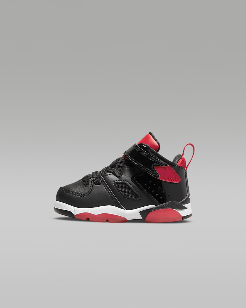 Jordan Flight Club '91 Baby & Toddler Shoe - Black/University Red/White