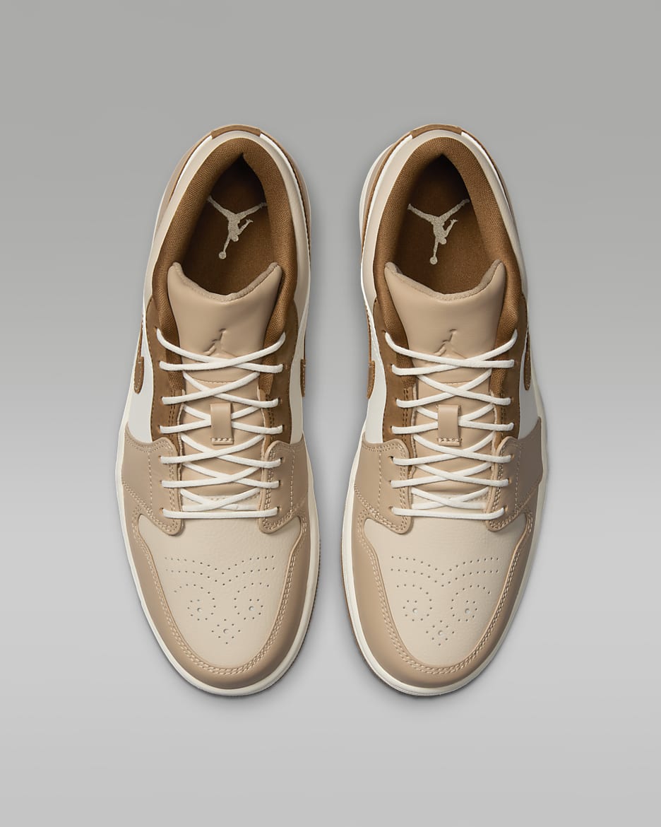 Air Jordan 1 Low SE Men's Shoes - Hemp/Sail/Oatmeal/Light British Tan