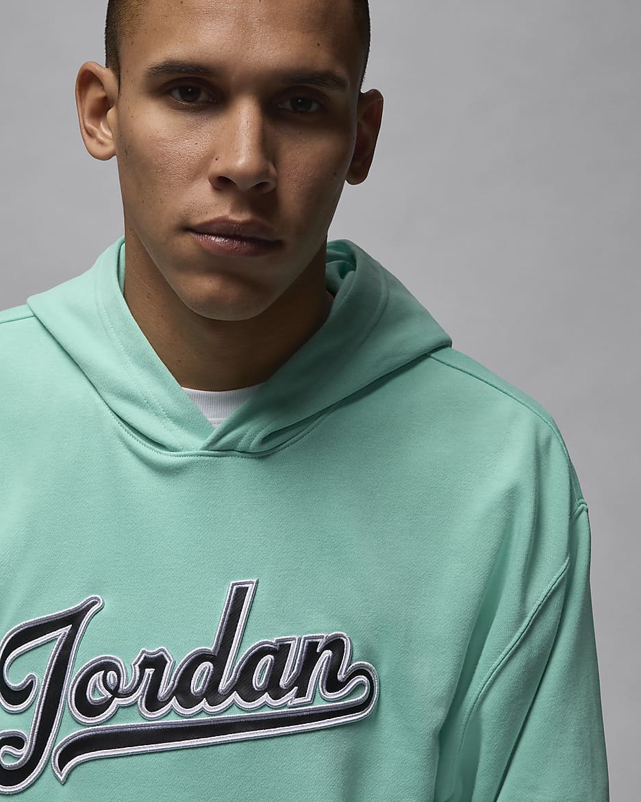 Jordan Flight MVP Men's Fleece Pullover Hoodie - Emerald Rise