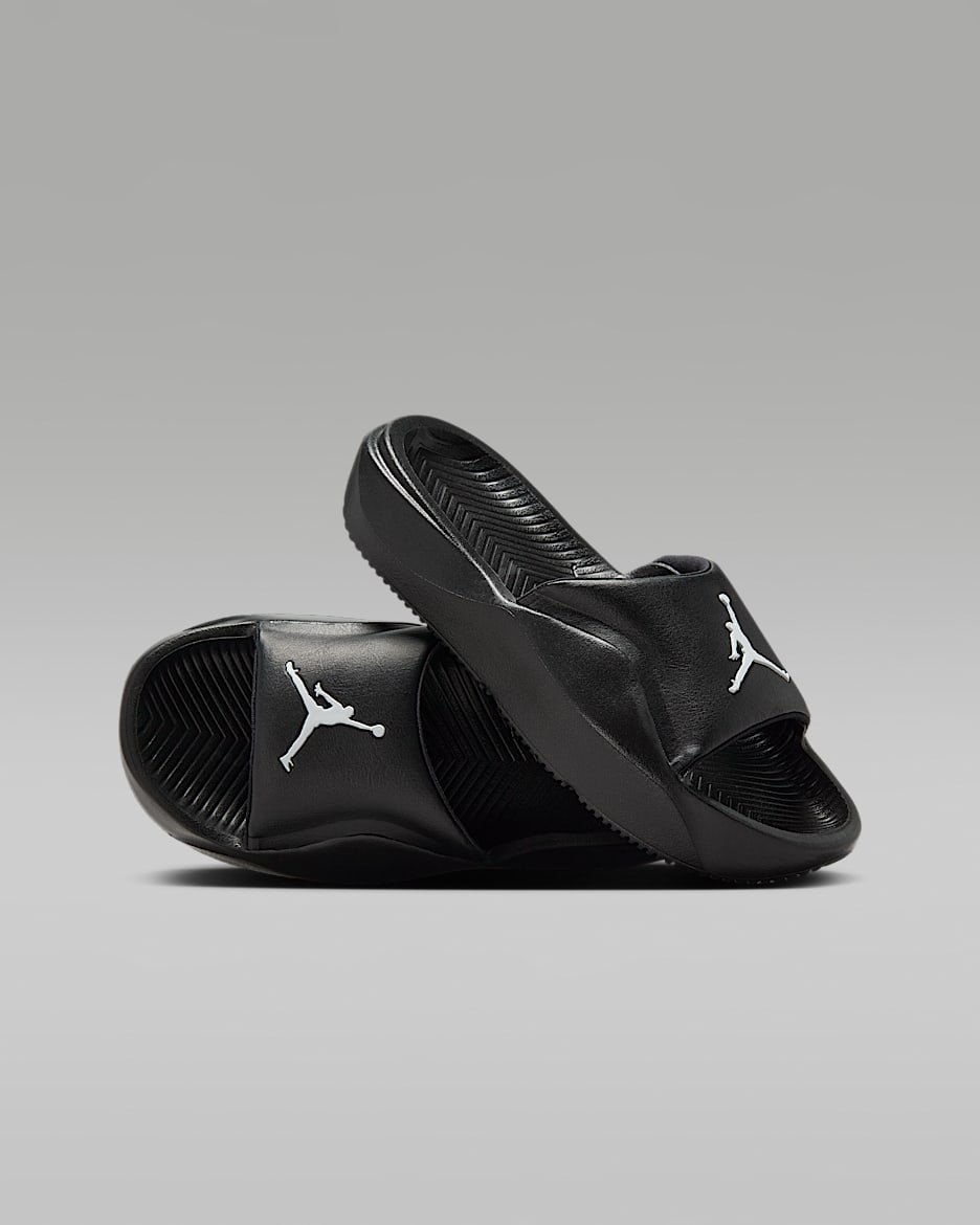Jordan Franchise Older Kids' Slides - Black/White