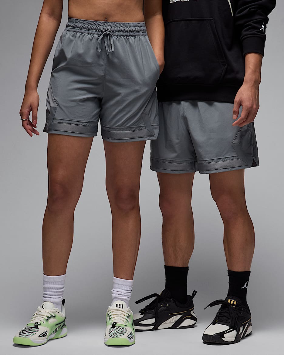 Jordan Sport Diamond Shorts aus Dri-FIT-Gewebe für Herren - Smoke Grey/Smoke Grey/Smoke Grey