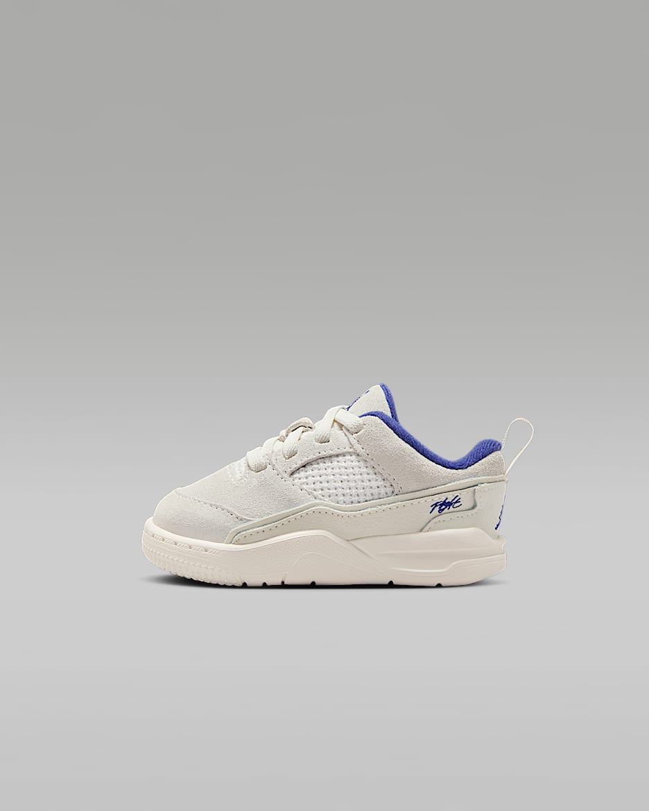 Jordan Flight Court Baby/Toddler Shoes - Phantom/Chile Red/Deep Royal Blue