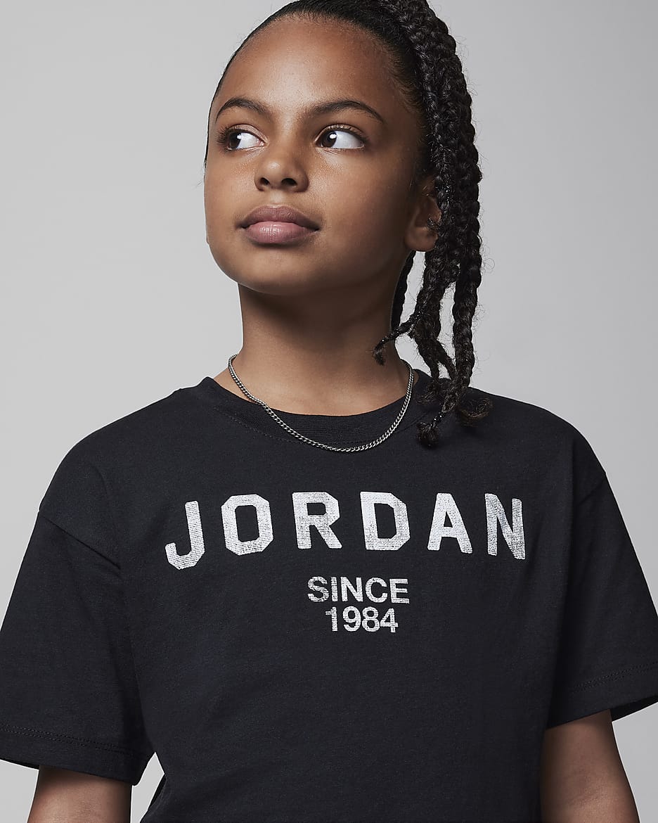 Jordan T-Shirt mit Grafik für ältere Kinder - Schwarz