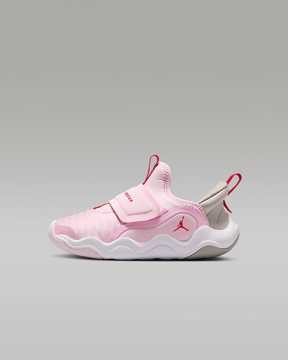 Jordan 23/7.2 EasyOn Younger Kids' Shoes - Pink Foam/Tech Grey/White/Fire Red