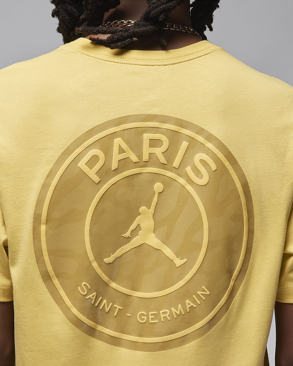 T-shirt Paris Saint-Germain pour homme - Saturn Gold/Sail