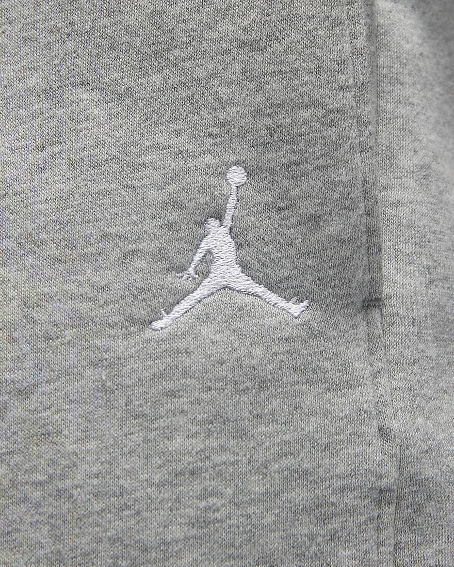 Jordan Brooklyn Fleece Damenhose - Dark Grey Heather/Weiß