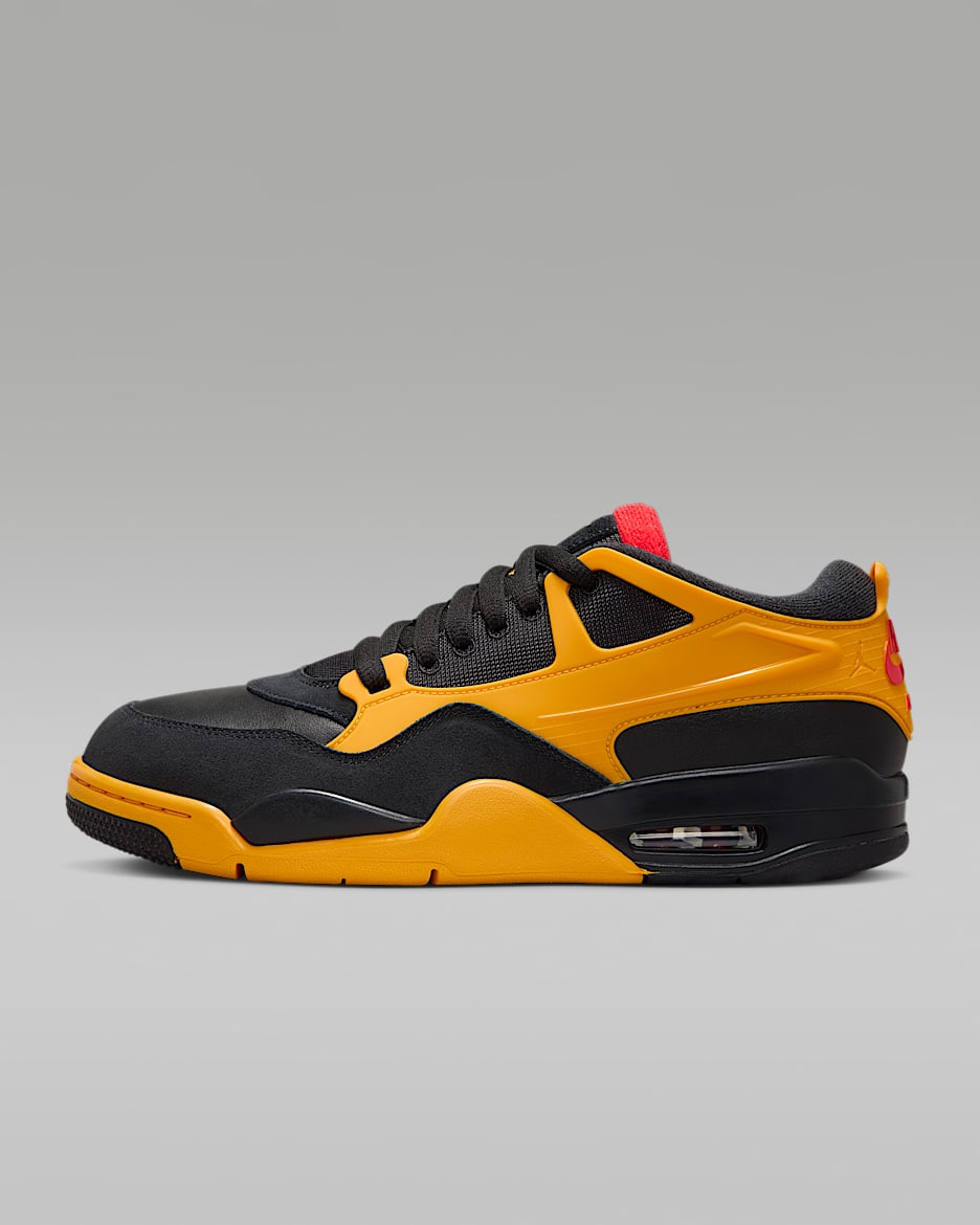 Chaussure Air Jordan 4 RM pour homme - Noir/Del Sol/Comet Red
