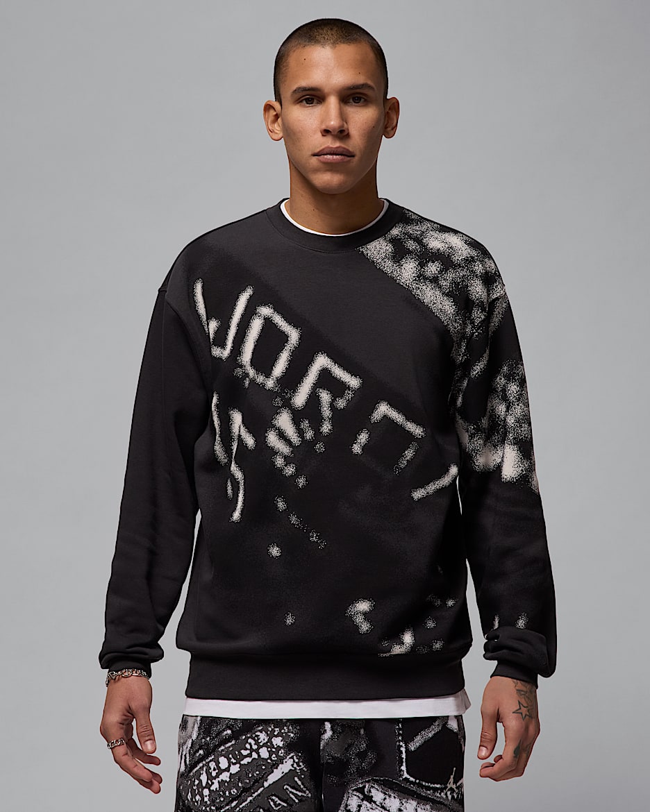 Sudadera de cuello redondo de tejido Fleece para hombre Jordan MVP - Sombrío apagado