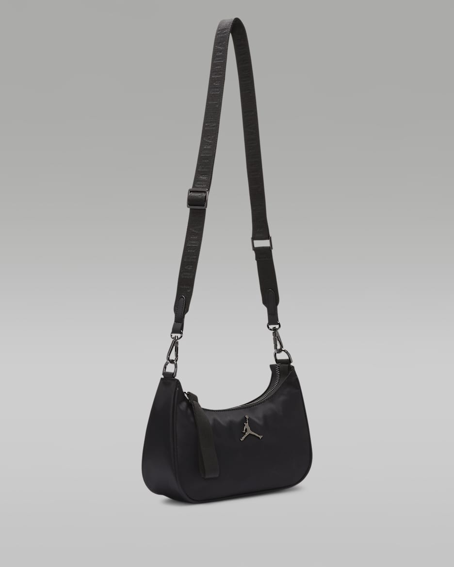 Jordan Jacquard Handbag Bag - Black