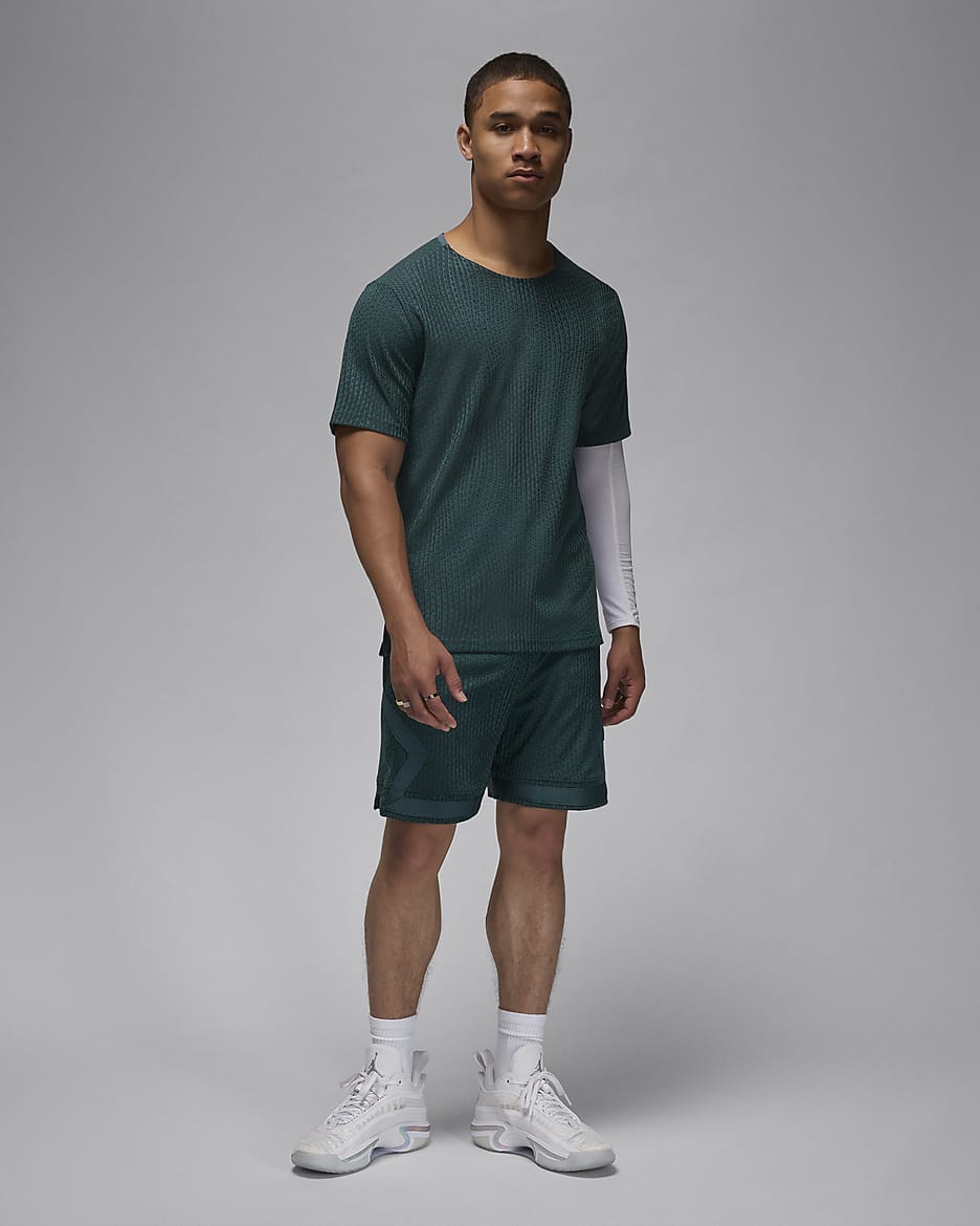 เสื้อเสริมประสิทธิภาพ Dri-FIT ADV ผู้ชาย Jordan Sport - Oxidized Green/ดำ/Oxidized Green