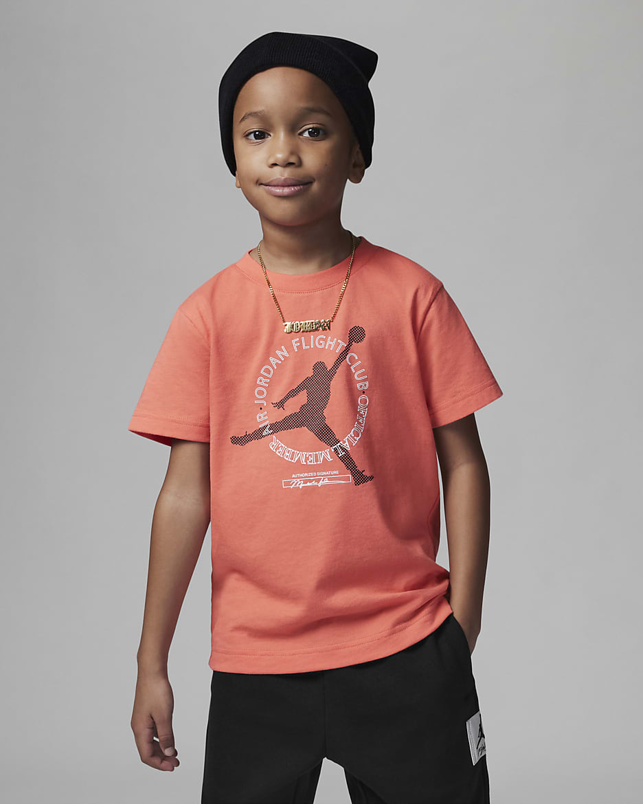 Jordan Official Member Tee Little Kids' T-Shirt - Magic Ember