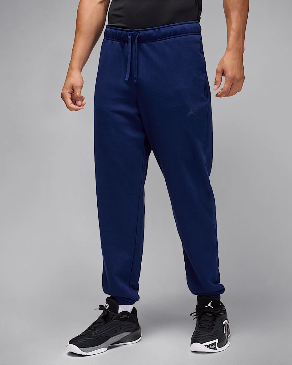 Jordan Sport Crossover Men's Dri-FIT Fleece Pants - Blue Void/Black