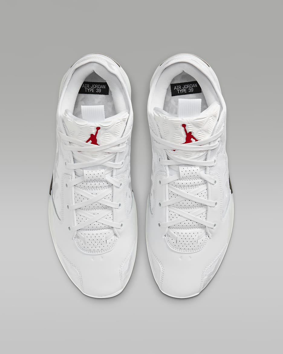 Air Jordan XXXIX PF "Sol" Basketball Shoes - White/Black/University Red