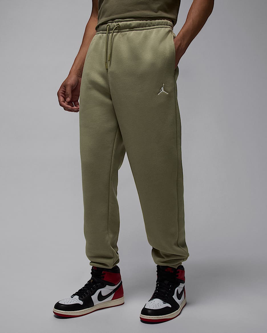 Jordan Brooklyn Fleece Men's Pants - Medium Khaki/Sail