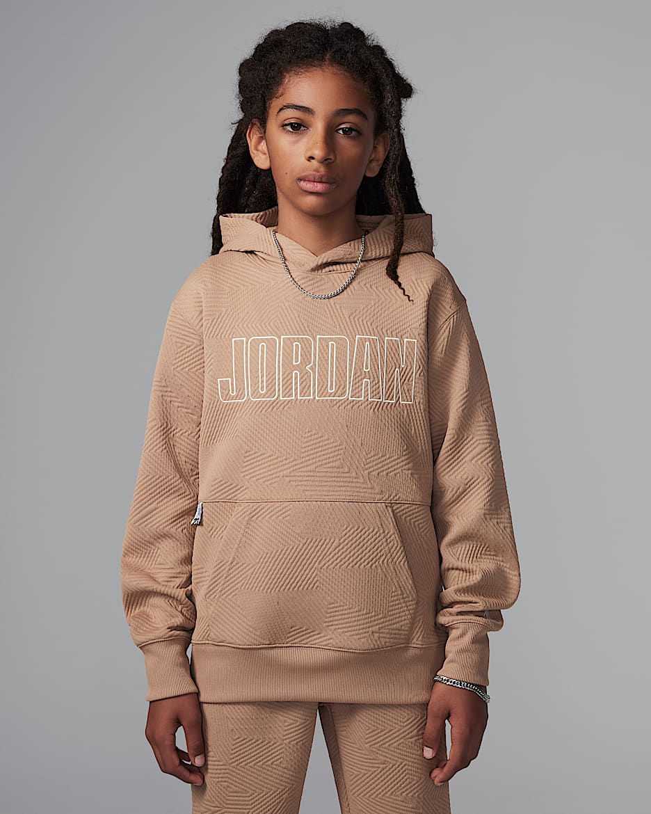 Jordan Sneaker School Jacquard-Hoodie (ältere Kinder) - Desert Camo