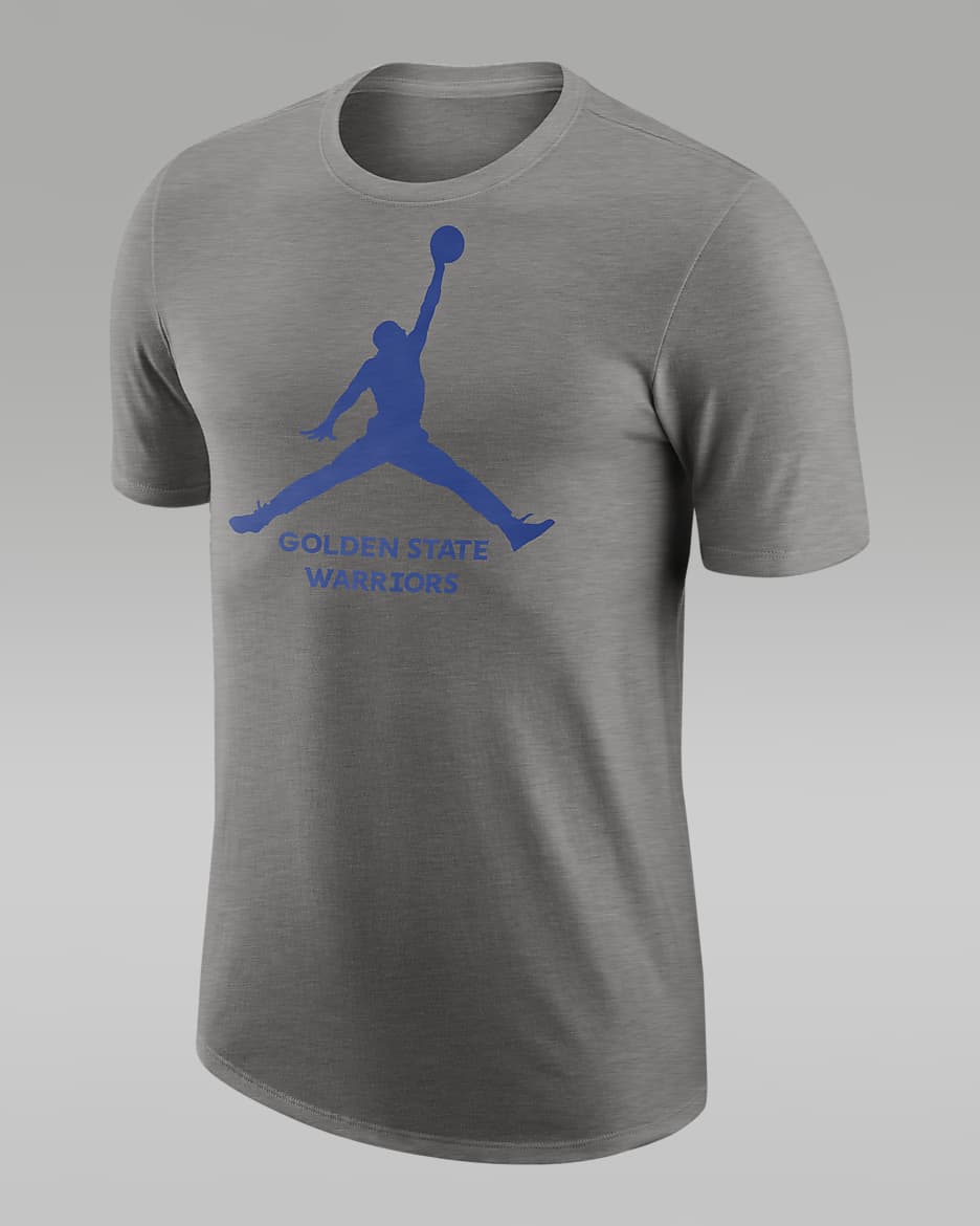 Golden State Warriors Essential 男款 Jordan NBA T 恤 - Dark Grey Heather