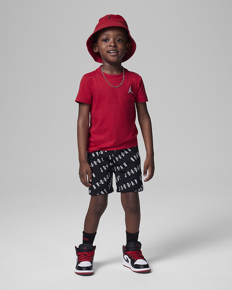 Jordan Toddler Jumpman Air Embroidered T-Shirt - Gym Red