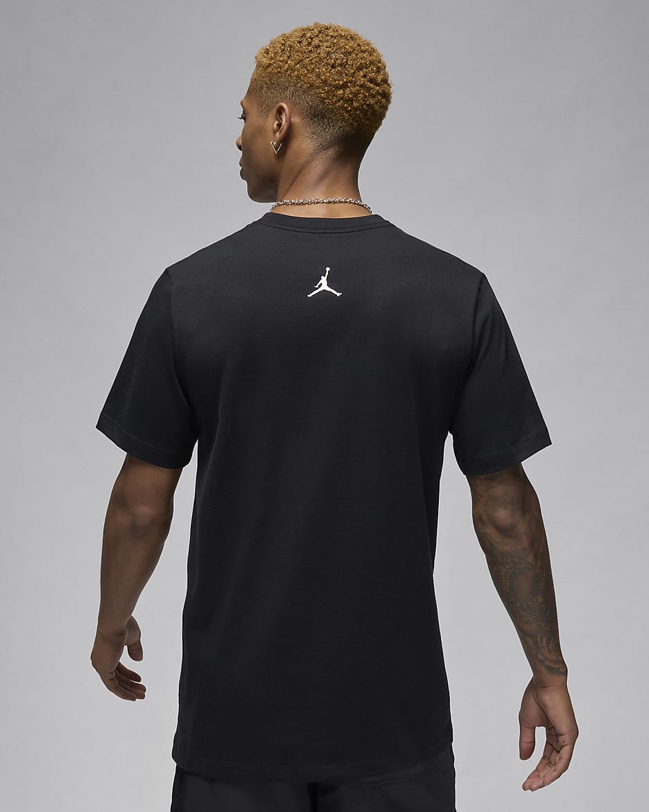 Ανδρικό T-Shirt Jordan Flight Essentials - Μαύρο/Λευκό