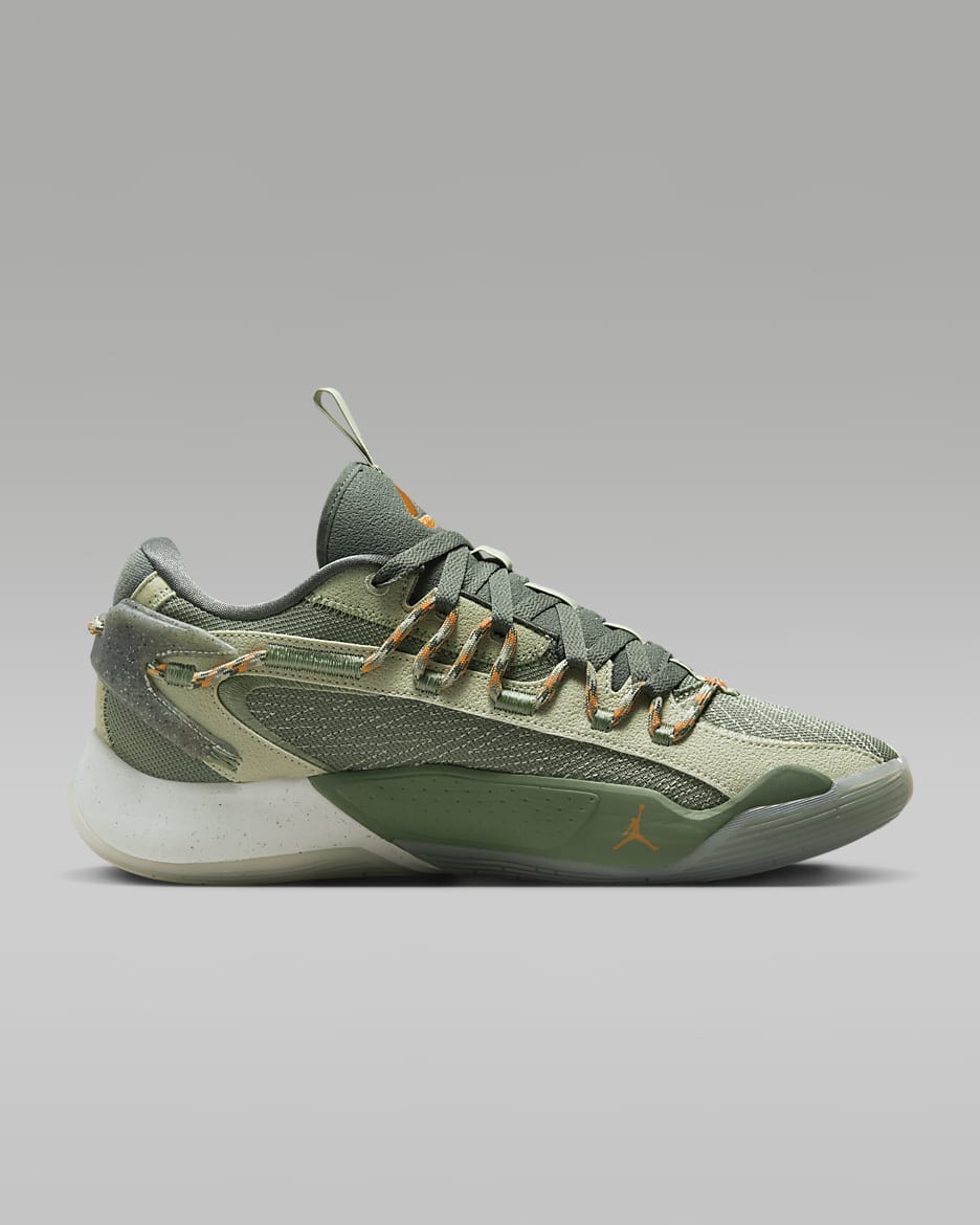 Luka 2 PF Basketball Shoes - Olive Aura/Oil Green/Sea Glass/Vivid Orange