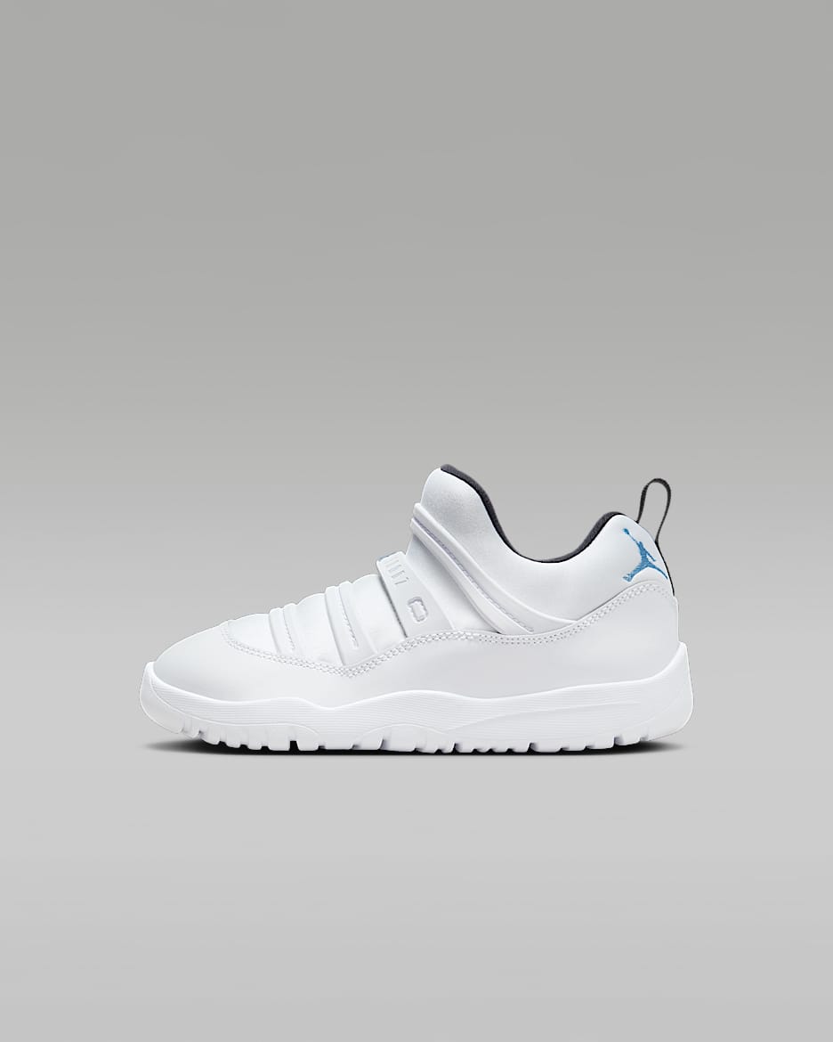 รองเท้าเด็กเล็ก Jordan 11 Retro Little Flex "Legend Blue" - ขาว/ดำ/Legend Blue