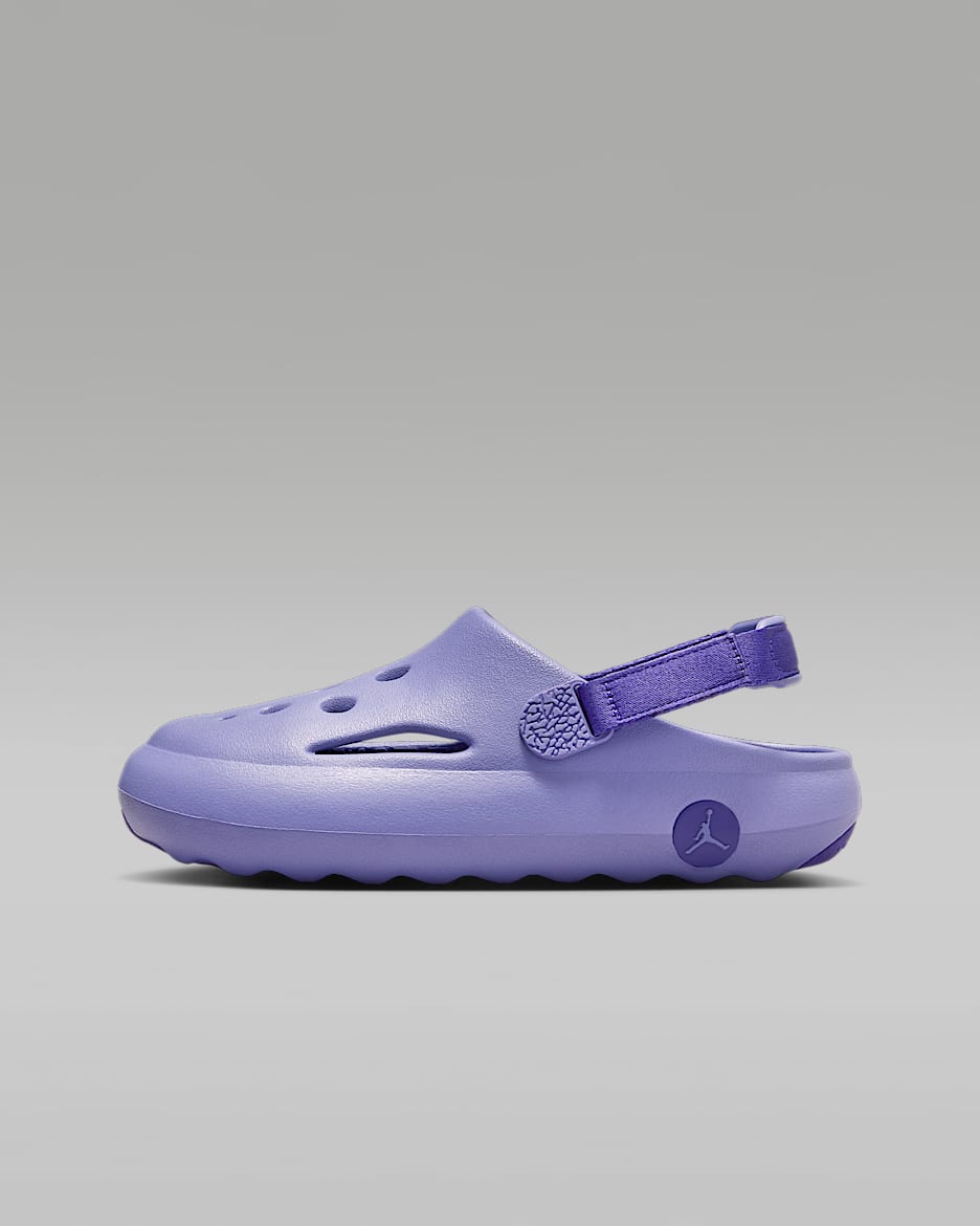 Sandalias para niños grandes Jordan Hydrip - Amatista empolvado/Morado cancha