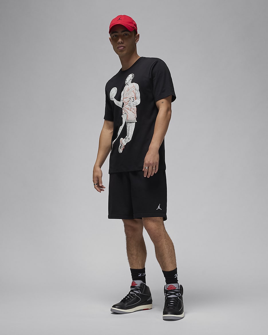 Jordan Men's T-Shirt - Black/Sail