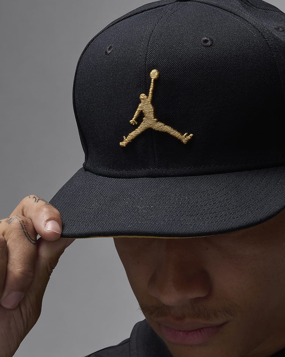 Jordan Jumpman Pro Adjustable Cap - Black/Club Gold