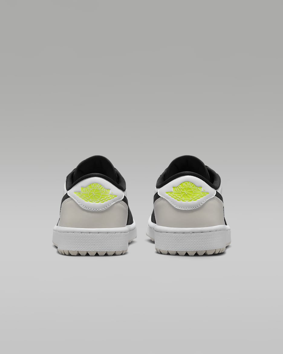 Air Jordan 1 Low G Golf Shoes - White/Phantom/Volt/Black