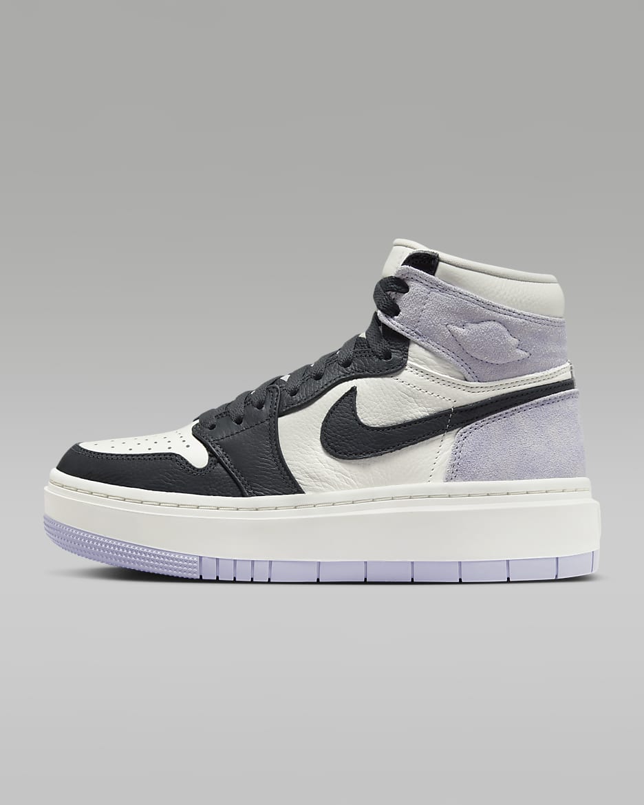 Chaussure Air Jordan 1 Elevate High pour Femme - Titanium/Sail/Dark Smoke Grey