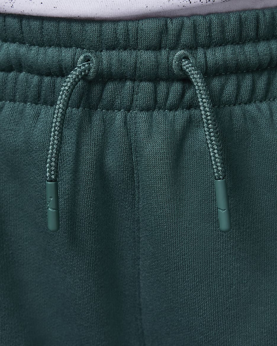 Jordan MJ Flight MVP Older Kids' Fleece Trousers - Oxidised Green