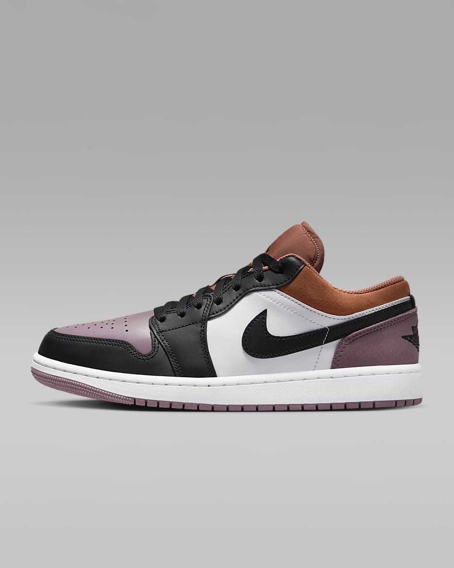 Air Jordan 1 低筒 SE 男鞋 - 白色/Sky J Orange/Sky J Mauve/黑色